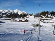 Schullift - Sleeplift met T-beugel/Ankerlift