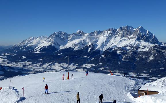 Grootste hoogteverschil in  de vakantieregio St. Johann in Tirol – skigebied St. Johann in Tirol/Oberndorf – Harschbichl