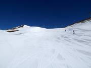 Watles piste bij de bovenste vierzitsstoeltjeslift