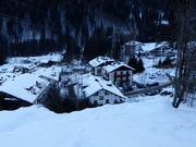 Accommodaties bij het dalstation Molino (Falcade)