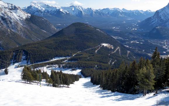 Skigebieden voor gevorderden en off-piste skiërs Sawback Range – Gevorderden, off-piste skiërs Mt. Norquay – Banff