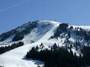 Moeilijke piste vanaf de Hohe Salve