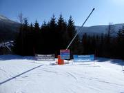 Pistebewegwijzering in het skigebied Spindlermühle