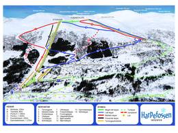 Pistekaart Harpefossen