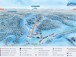 Pistekaart Czarnów – Kamienna Góra