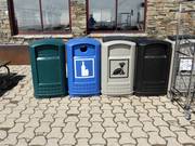 Afvalscheiding in het skigebied