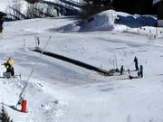 Transportband in de Kleinvalser Arena