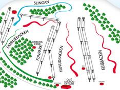 Pistekaart Väsjöbacken – Sollentuna