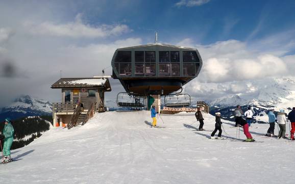 Hoogste dalstation in de Val d'Arly – skigebied Les Portes du Mont-Blanc – Combloux/Megève le Jaillet/La Giettaz