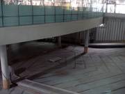 Uitzicht op het dalstation