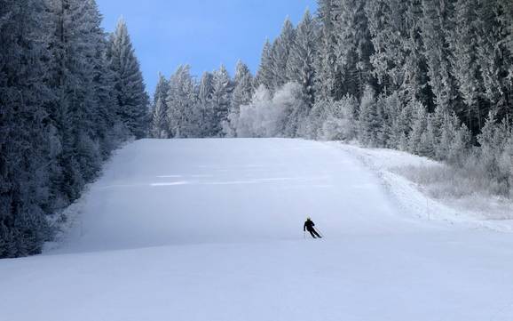 Skigebieden voor gevorderden en off-piste skiërs Zuidwest-Tsjechië (Jihozápad) – Gevorderden, off-piste skiërs Lipno