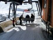 Het personeel helpt altijd bij het instappen.