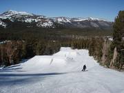 Snowpark bij Mammoth Mountain