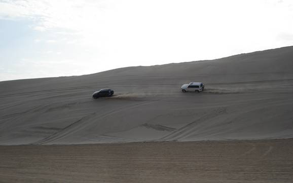 Katar: bereikbaarheid van en parkeermogelijkheden bij de skigebieden – Bereikbaarheid, parkeren Sandboarding Mesaieed (Doha)