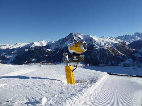 Sneeuwzekerheid Reschenpass – Sneeuwzekerheid Schöneben (Belpiano)/Haideralm (Malga San Valentino)