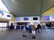 Verzorgde kassa bij de Skitube