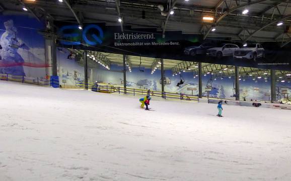 Rijn-district Neuss: Grootte van de skigebieden – Grootte Alpenpark Neuss