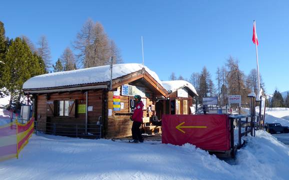 Val Müstair (Münstertal): netheid van de skigebieden – Netheid Minschuns – Val Müstair-Tschierv