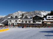 Bormio 2000 midden in het skigebied