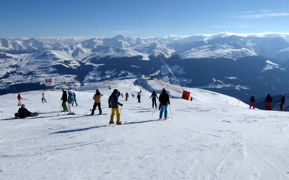 Grootste hoogteverschil in de vakantieregio Surselva – skigebied Brigels/Waltensburg/Andiast