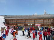 Salle Hors Sac bij het bergstation Prarion