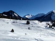 Makkelijke piste aan de onderste Thaneller
