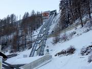 Centrumshuttle (gratis) van Sölden naar het beginnersskigebied Innerwald