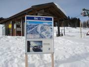 Overzichtskaart bij het dalstation