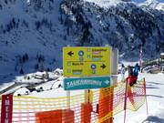 Ook de Tauernrondes zijn goed aangegeven!