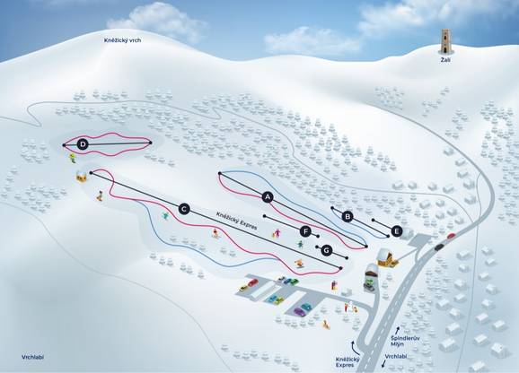 Vrchlabí – Kněžický vrch