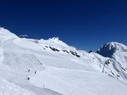 Start van de pistes bij de Hockenhorngrat