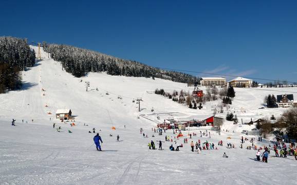 Grootste skigebied in Oost-Duitsland – skigebied Fichtelberg – Oberwiesenthal