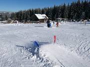 Kleine funpark in het Kinderland