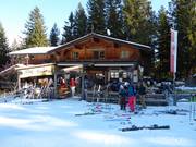 Hausleit'n Stub'n aan de dalafdaling Ellmau