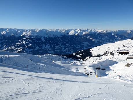 Skigebieden voor gevorderden en off-piste skiërs Snow Card Tirol – Gevorderden, off-piste skiërs Zillertal Arena – Zell am Ziller/Gerlos/Königsleiten/Hochkrimml