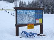 Pistekaart Fairmont Hot Springs