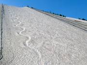 De afdaling op de Monte Kaolino