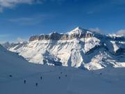 Uitzicht op de beroemde Sellastock vanaf de Porta Vescovo