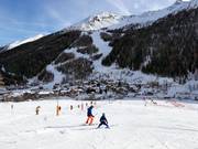 Oefenhelling bij de Gampenlift