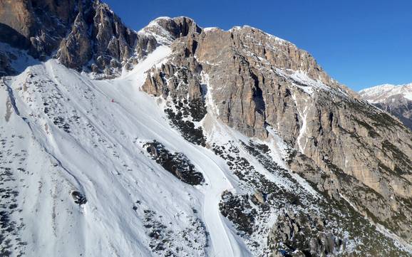 Skigebieden voor gevorderden en off-piste skiërs Cortina d’Ampezzo – Gevorderden, off-piste skiërs Cortina d'Ampezzo