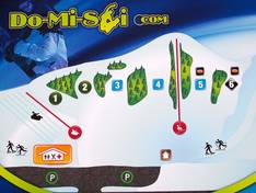 Pistekaart Do-Mi-Ski – Dolbeau-Mistassini