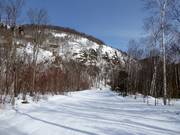 Gemakkelijke piste naar de vierpersoonsstoeltjeslift Le Soleil