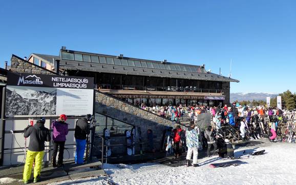 Hutten, Bergrestaurants  Girona – Bergrestaurants, hutten La Molina/Masella – Alp2500