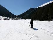 Oefenterrein met sleeplift bij Bunderishka Polyana