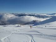 Verse sneeuw op de Pla d'Adet