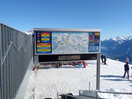 Rhonedal: oriëntatie in skigebieden – Oriëntatie Crans-Montana