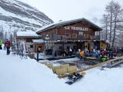 Le Trifollet aan de afdaling naar La Daille (Val d'Isère)