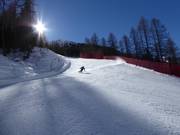 Piste Grünboden 2 met ideale pistecondities om te carven