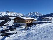 Gasthof Eberlalm midden in het skigebied