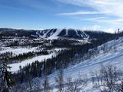 Uitzicht van Hundfjället naar Tandådalen
